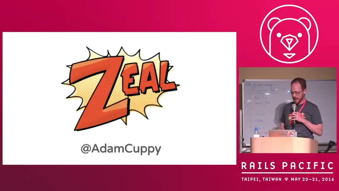 talk by Adam Cuppy: Lightning Talk: High Five