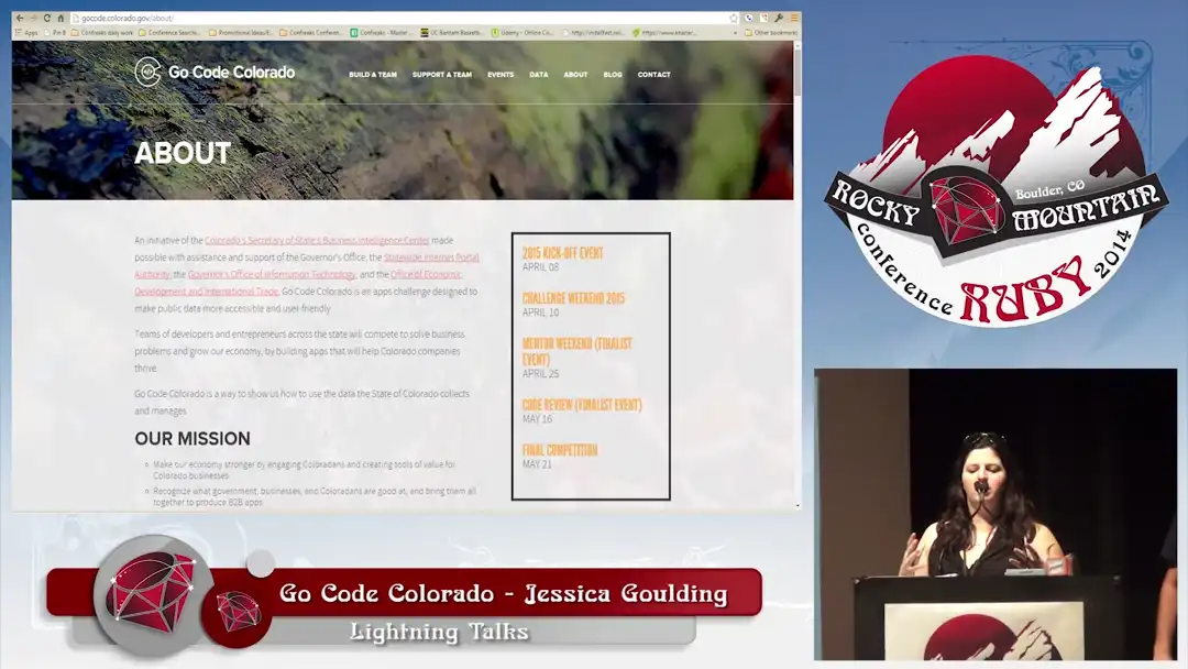 talk by Jessica Goulding: Lightning Talk: Go Code Colorado