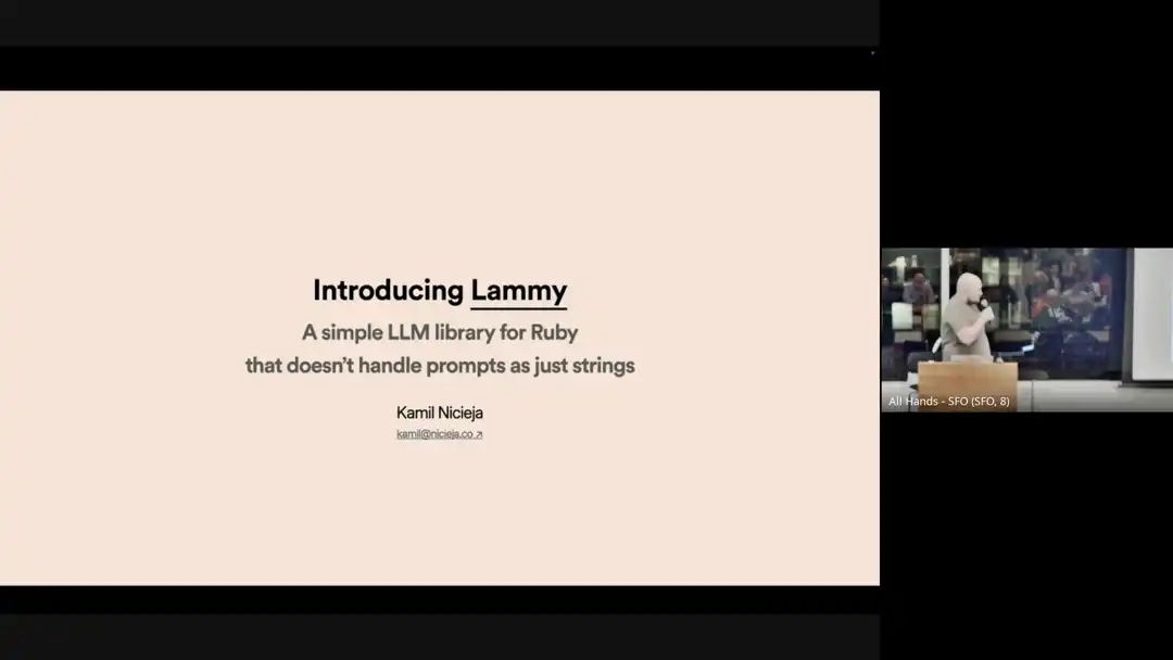 talk by Kamil Nicieja: Introducing Lammy