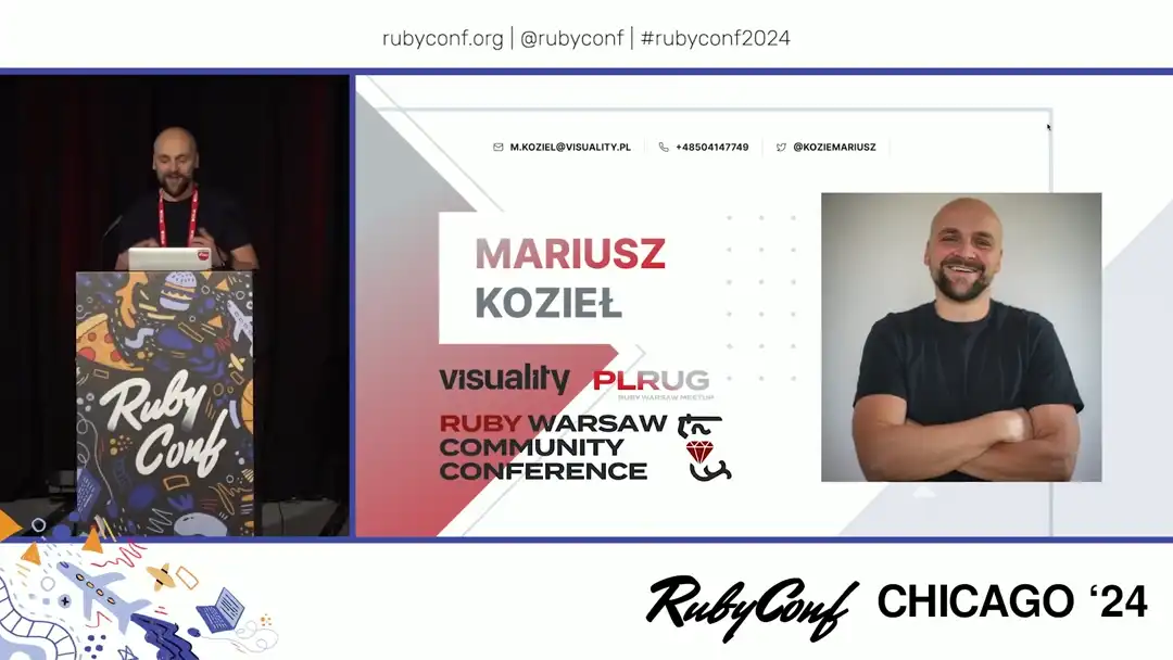 talk by Mariusz Kozieł: Lightning Talk: Why It's important to attend and organize Ruby Meetups