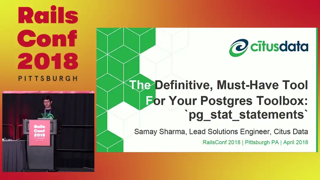 talk by Samay Sharma: Lightning Talk: Samay Sharma