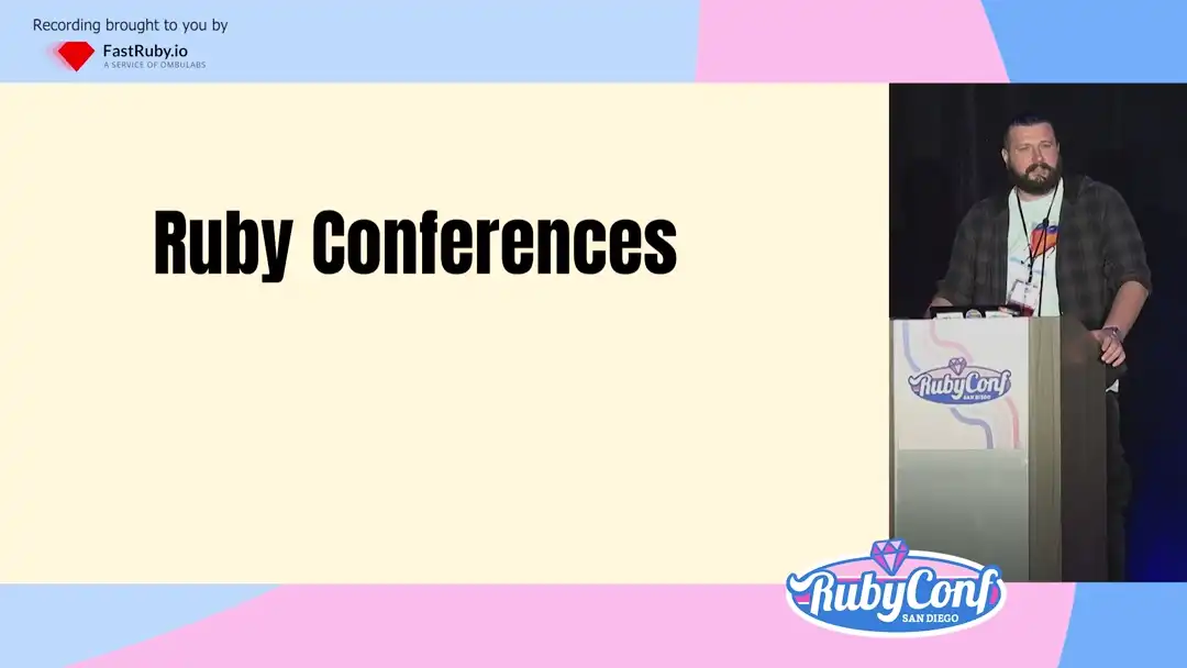 talk by Sergey Sergyenko: Lightning Talk: Ruby Conferences + Baltic Ruby