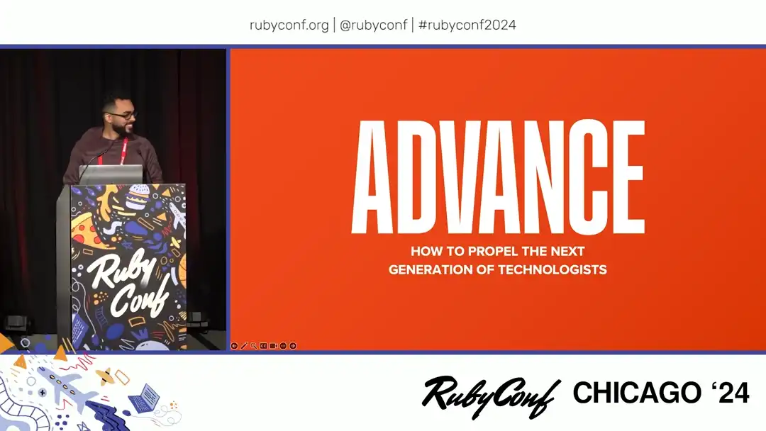 talk by Sunjay Armstead: Lightning Talk: Advance - How to propel the next generation of technologists